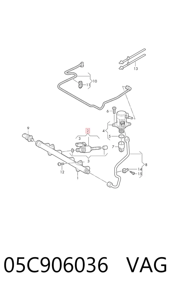 Inyector 05C906036 VAG