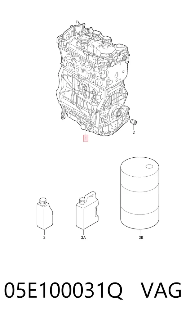 Motor completo Volkswagen Jetta VII
