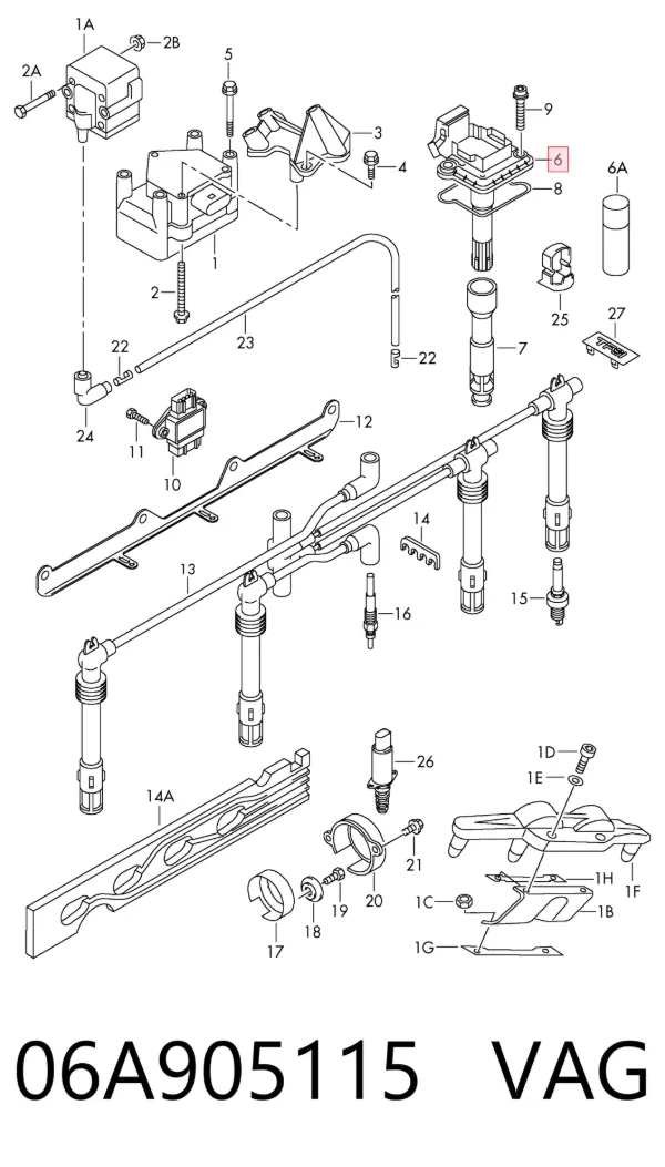 Bobina 06A905115 VAG