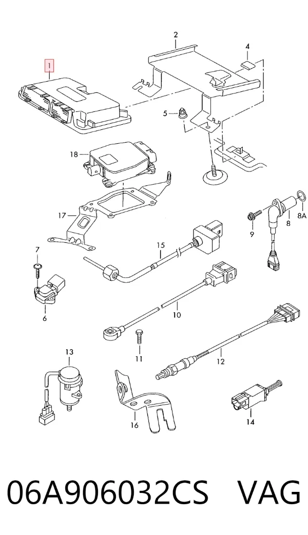 ECU 06A906032CS VAG