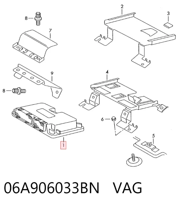 ECU 06A906033BN VAG