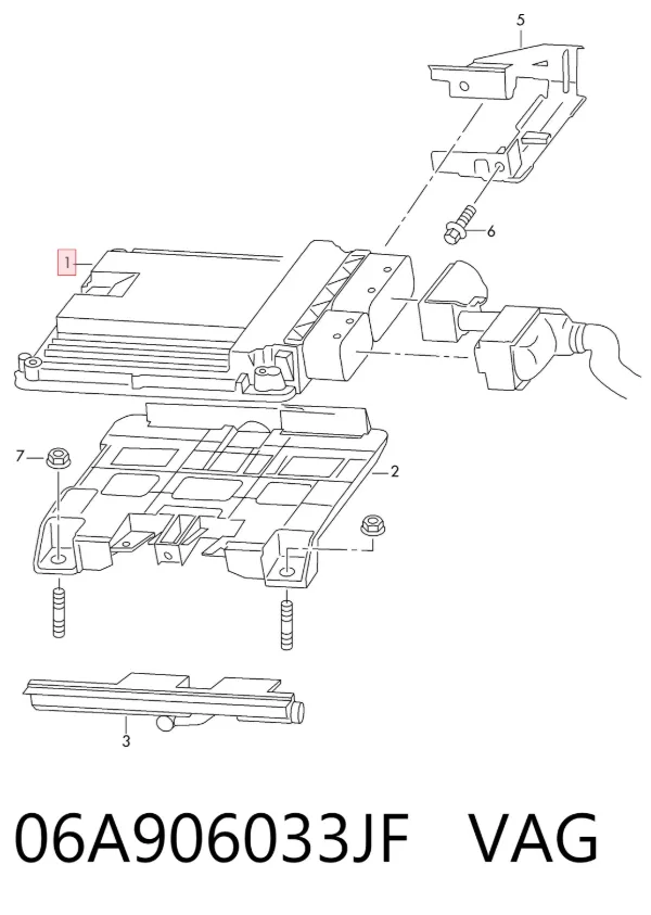 ECU 06A906033JF VAG