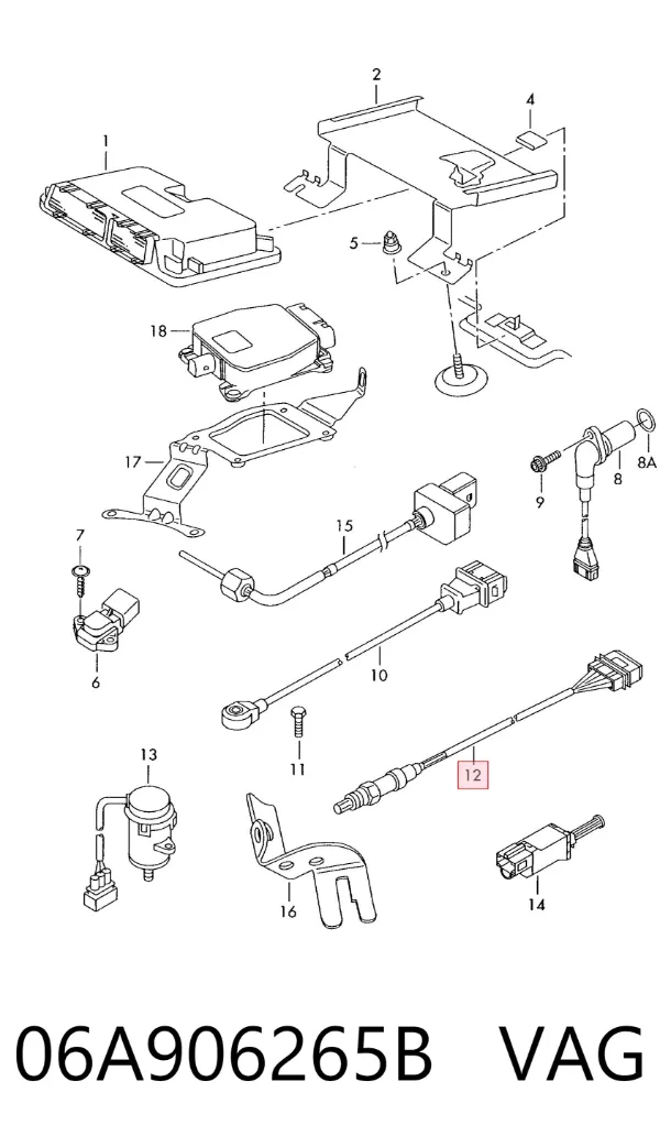 Sonda lambda 06A906265B VAG