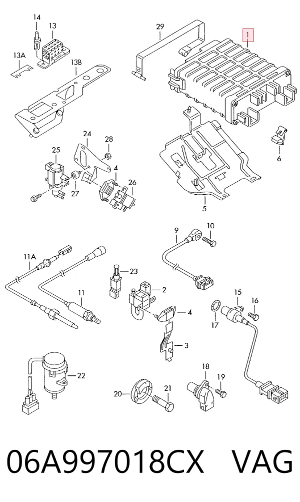 ECU 06A997018CX VAG