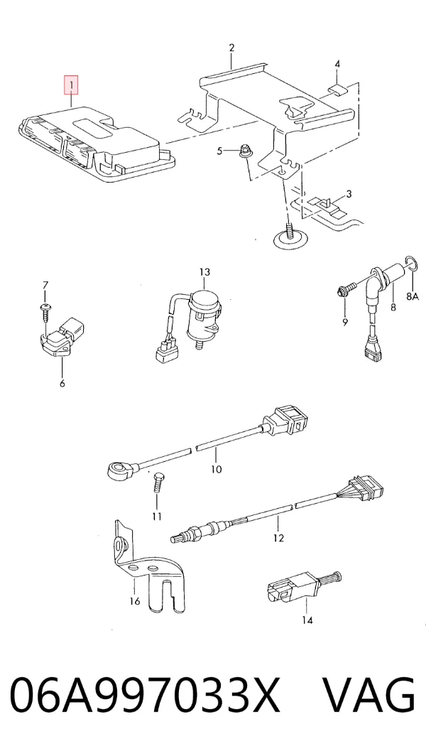 ECU 06A997033X VAG
