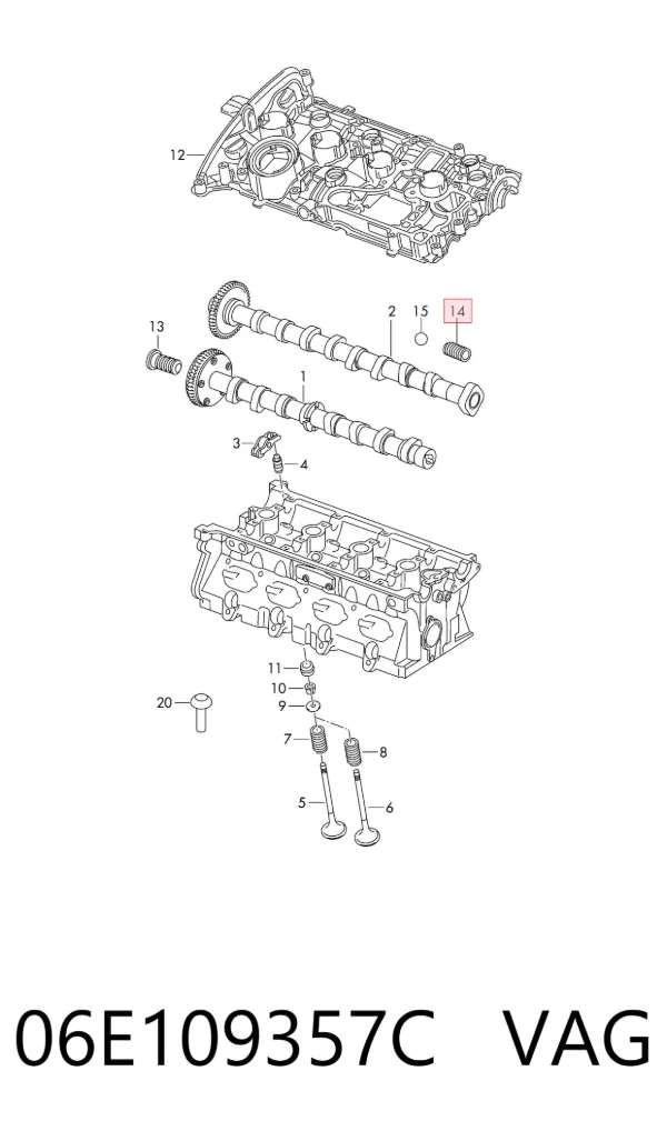  06E109357C VAG