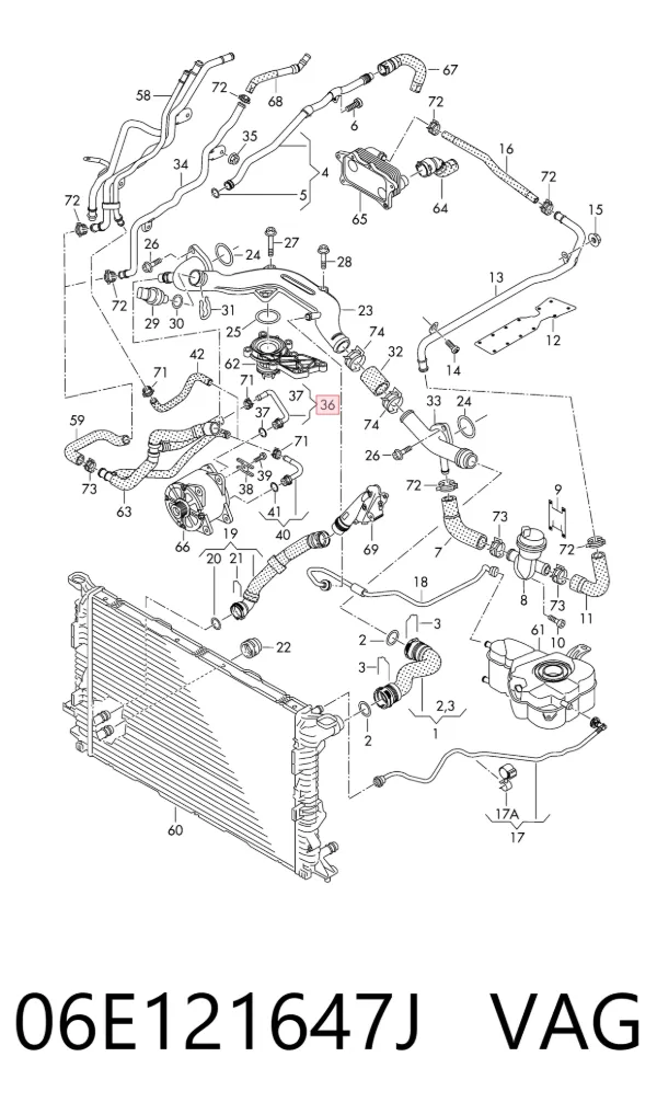  06E121647J VAG