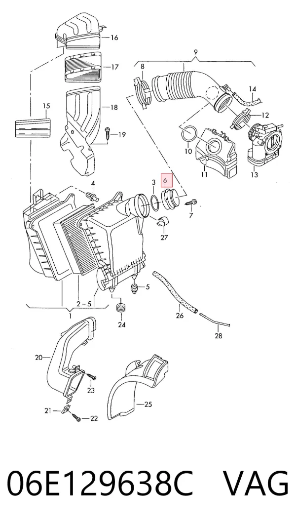  06E129638C VAG