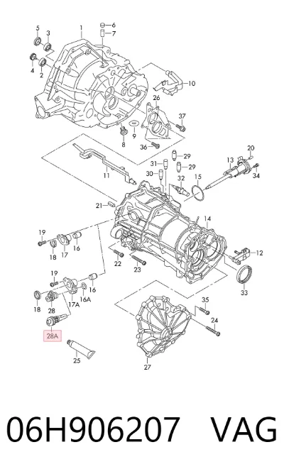 Sensor de punto muerto VAG 06H906207