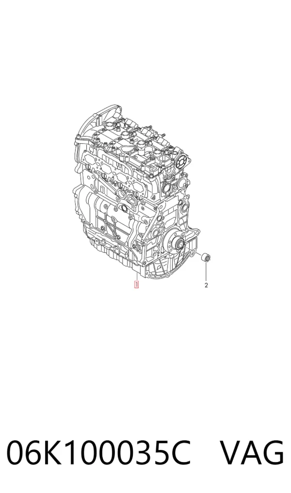 Motor completo 06K100035C VAG