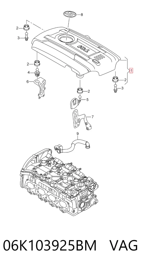  06K103925BM VAG