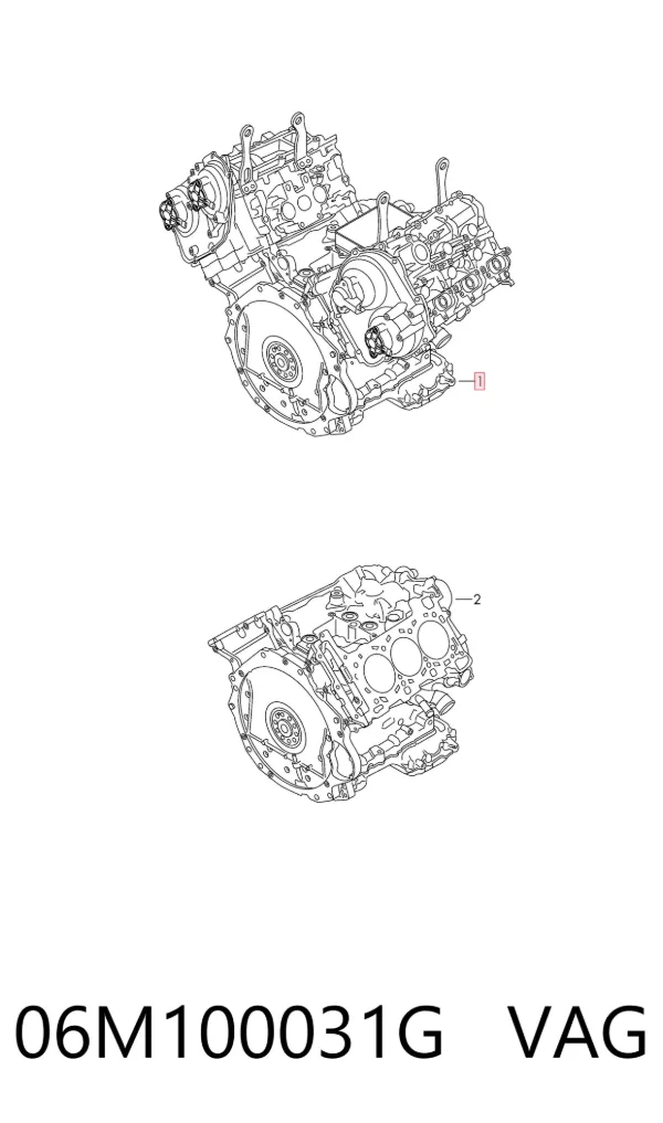 Motor completo 06M100031G VAG