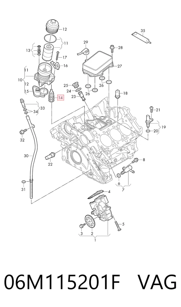  06M115201F VAG