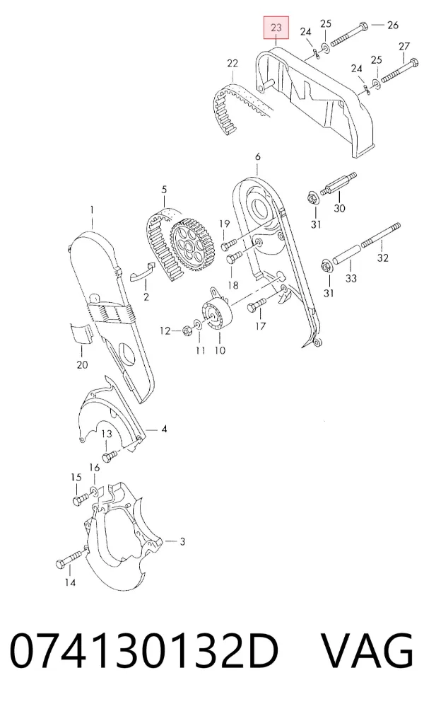  074130132D VAG