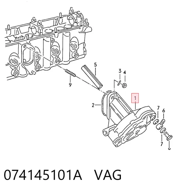 Bomba de vacío 074145101A VAG