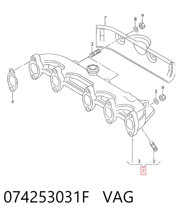 Colector de escape Volkswagen LT 28-35 II
