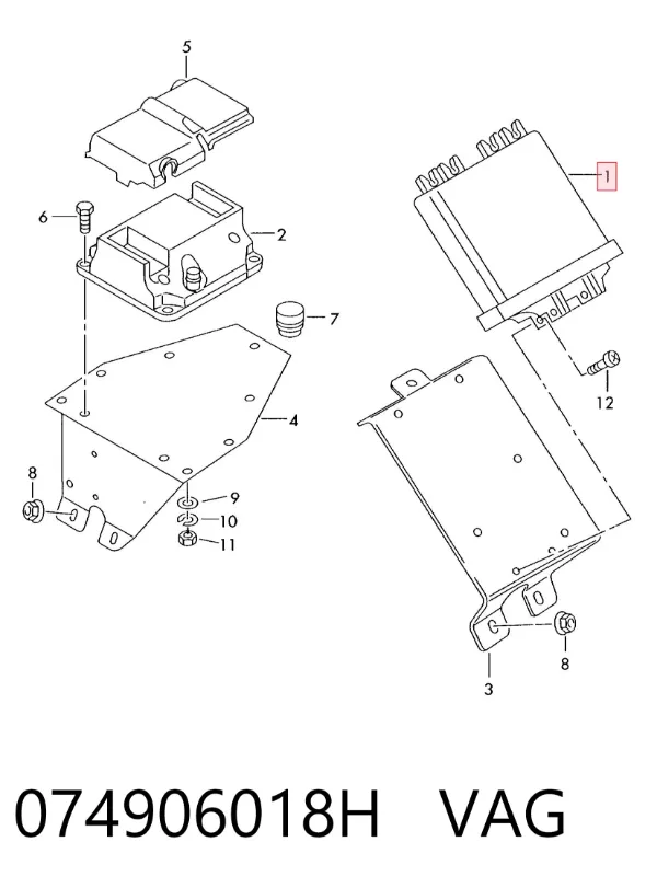 ECU 074906018H VAG