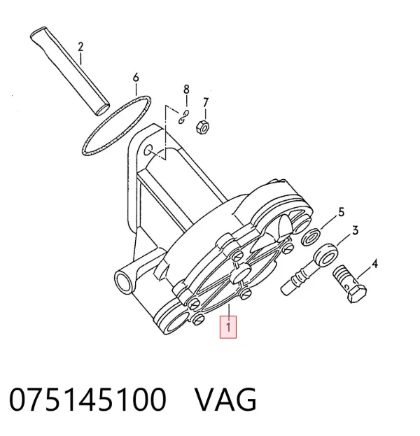 Bomba de vacío 075145100 VAG