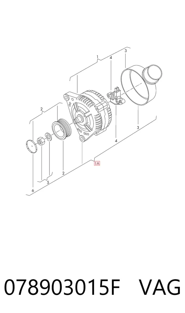 Alternador 078903015F VAG