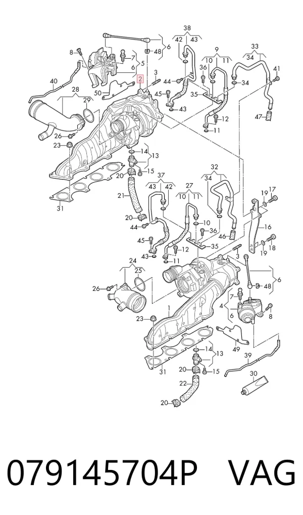 Turbocompresor 079145704P VAG