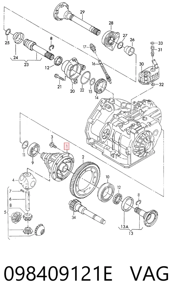  098409121E VAG