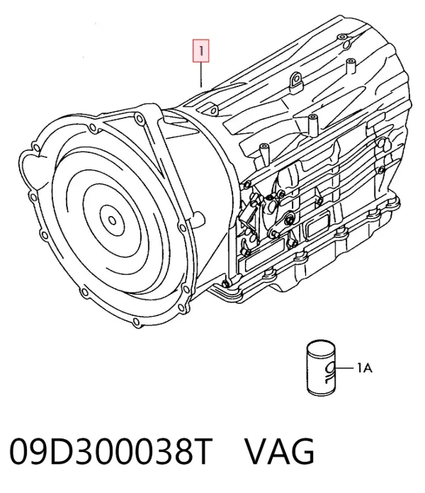 Caja de cambios automática 09D300038T VAG