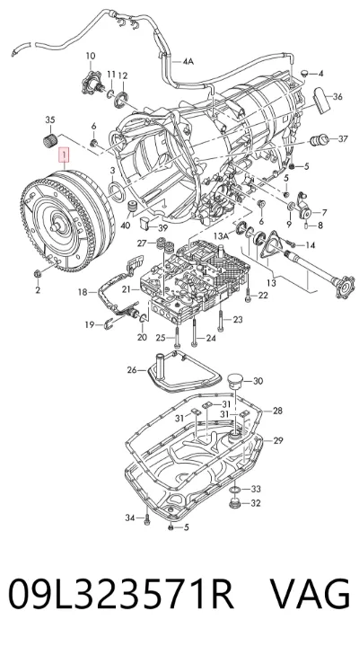 Convertidor de par VAG 09L323571R