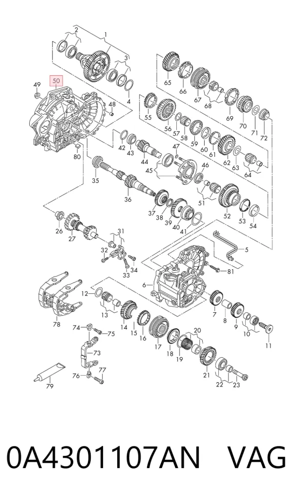  0A4301107AN VAG