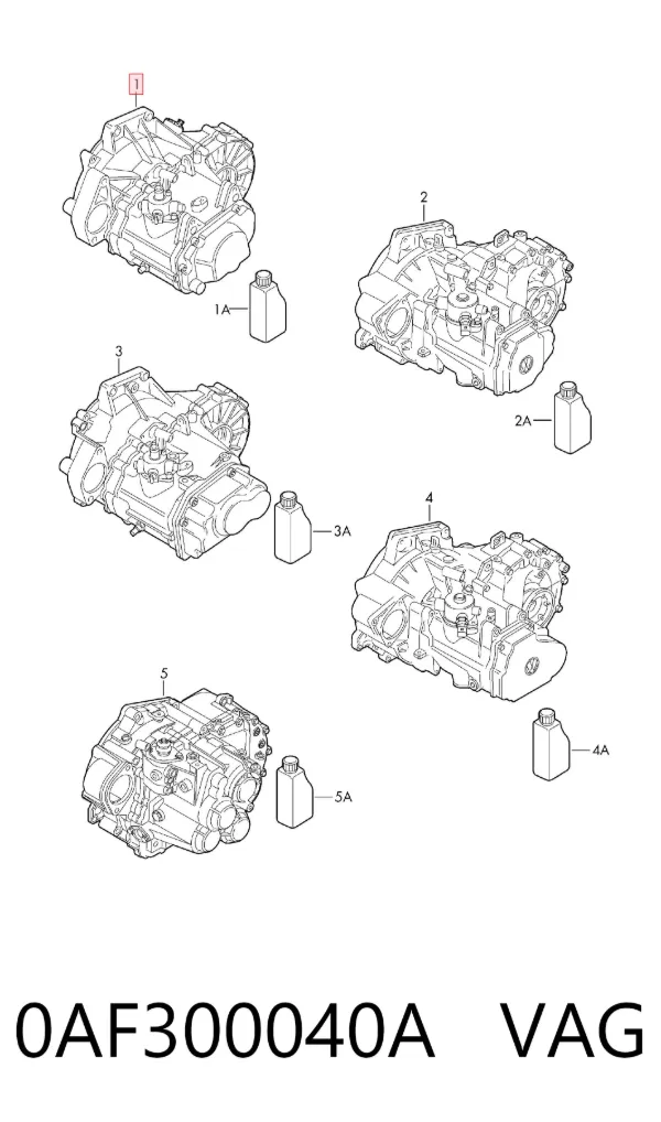 Caja de cambios 0AF300040A VAG
