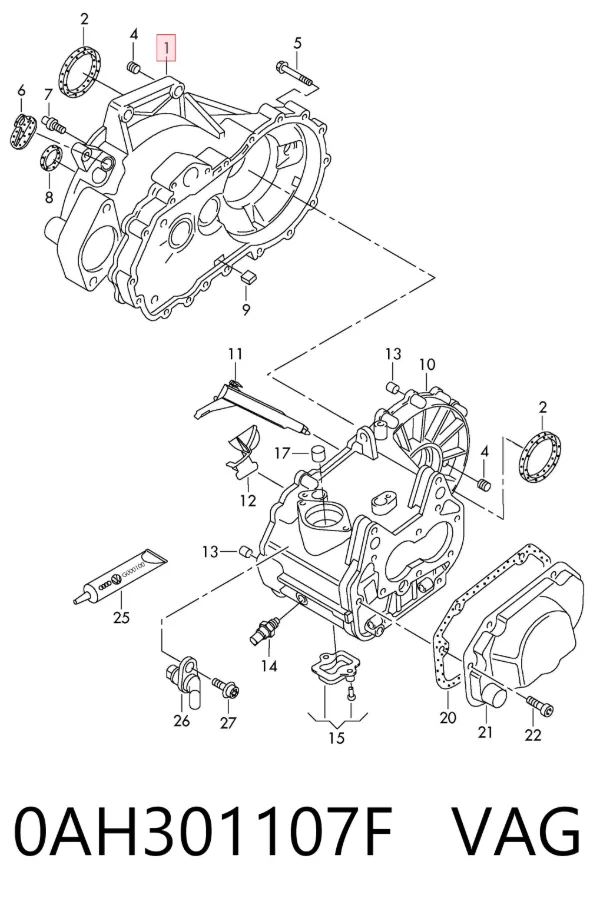  0AH301107F VAG