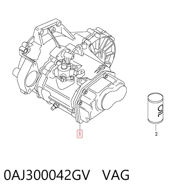 Caja de cambios 0AJ300042GV VAG