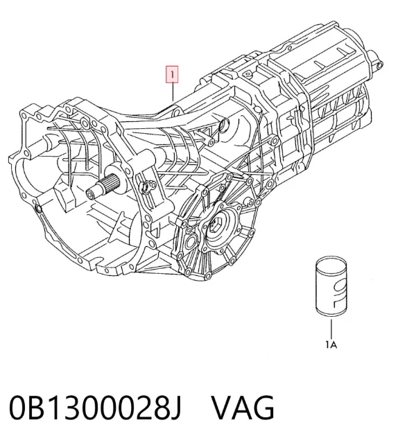 Caja de cambios 0B1300028J VAG