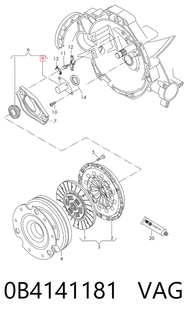 Embrague 0B4141181 VAG