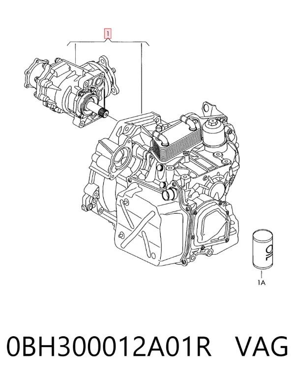 Caja de cambios automática 0BH300012A01R VAG