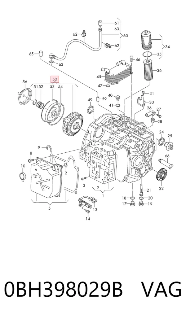 Embrague 0BH398029B VAG