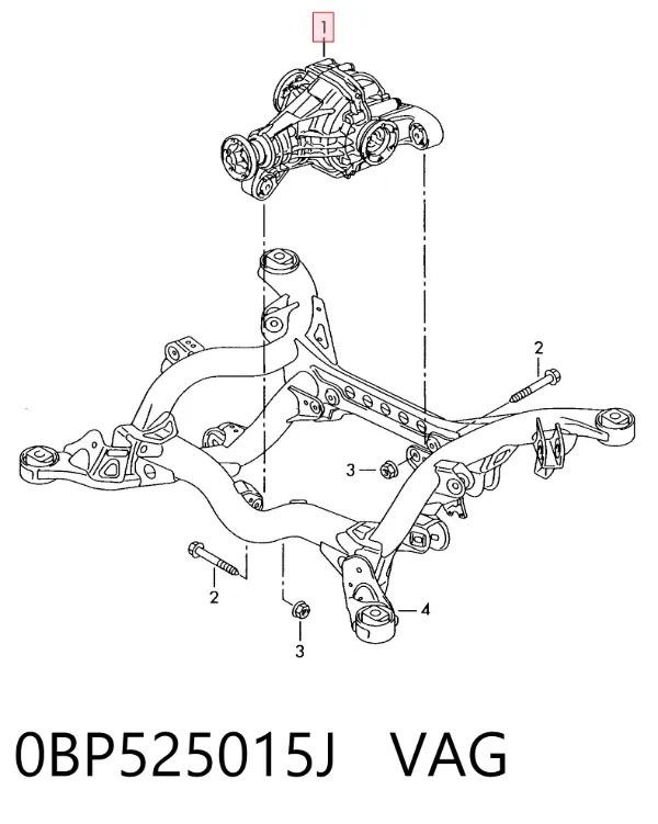 Grupo trasero 0BP525015J VAG