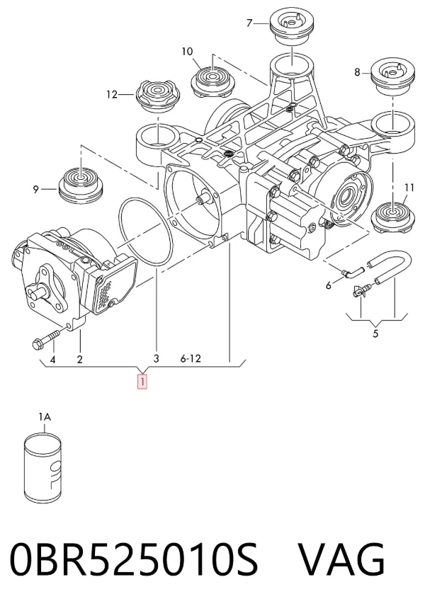 Grupo trasero Audi Q2 GAB, GAG