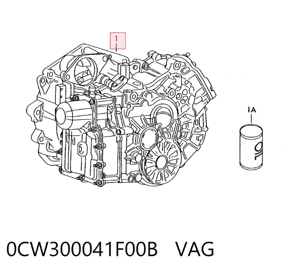 Caja de cambios automática 0CW300041F00B VAG