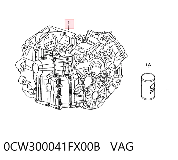 Caja de cambios automática 0CW300041FX00B VAG