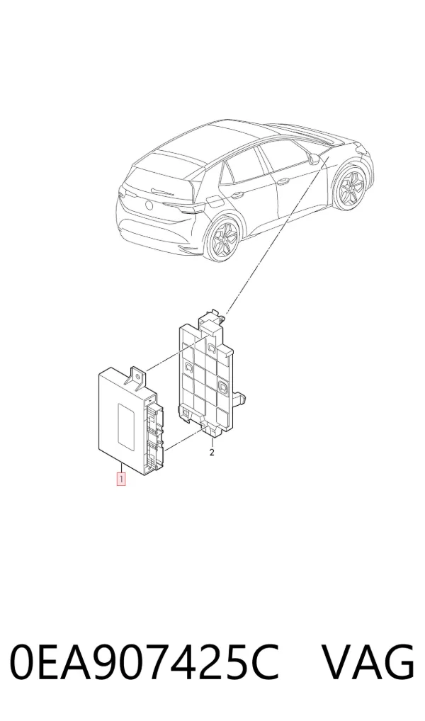 ECU 0EA907425C VAG