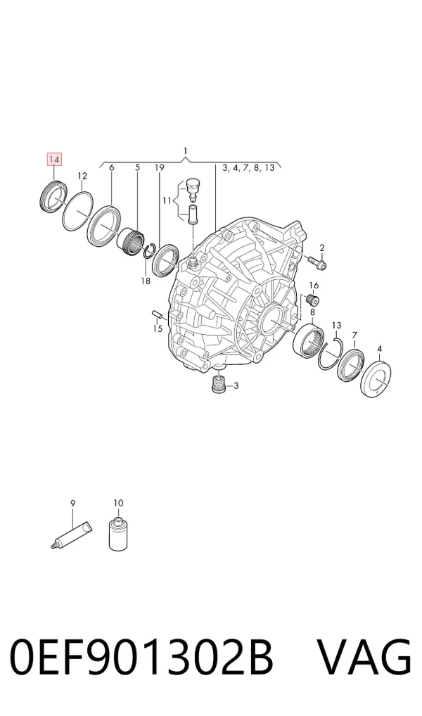  0EF901302B VAG