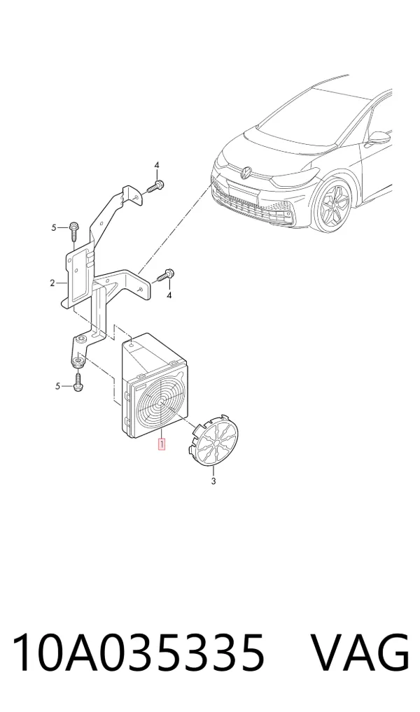 Unidad de control de generación de sonido del motor 10A035335 VAG