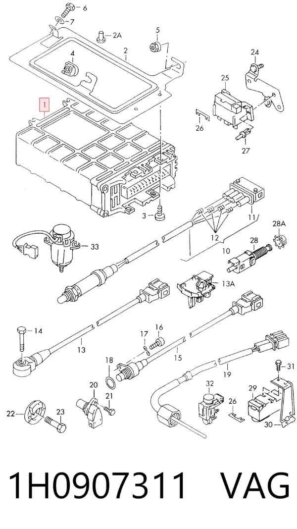 ECU 1H0907311 VAG
