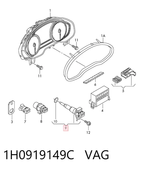 Sensor de velocidad 1H0919149C VAG