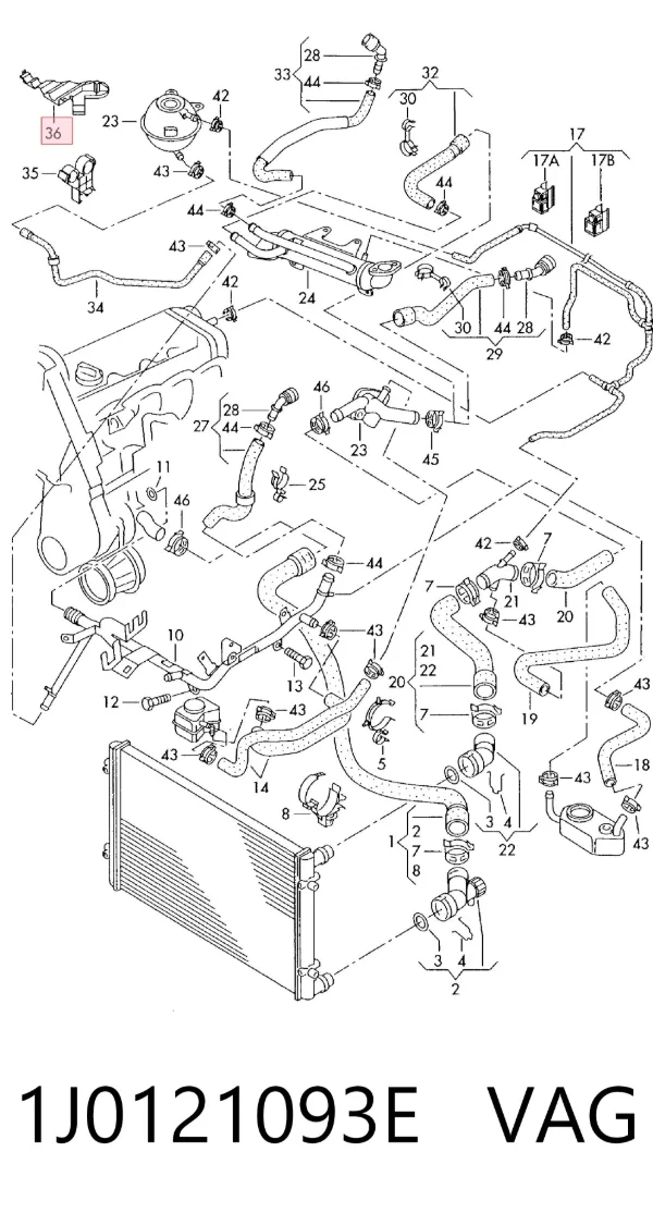  1J0121093E VAG