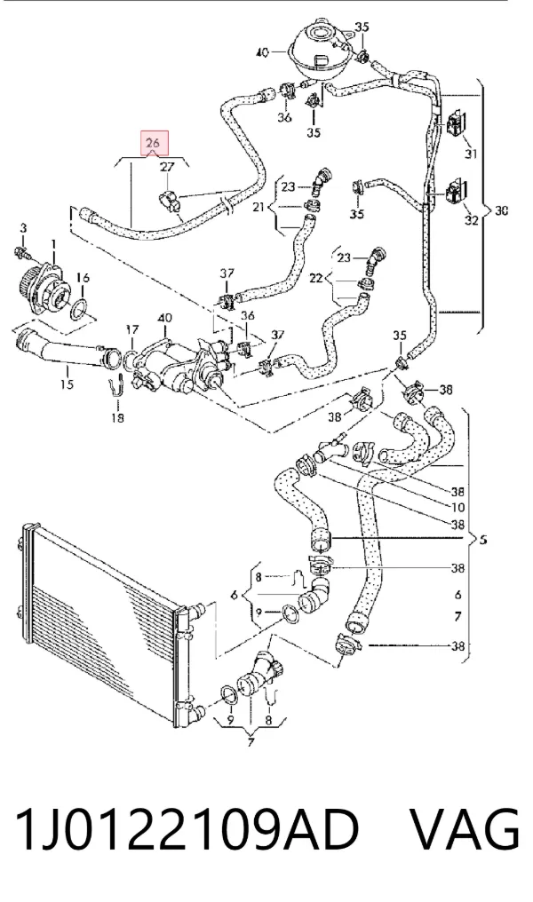  1J0122109AD VAG