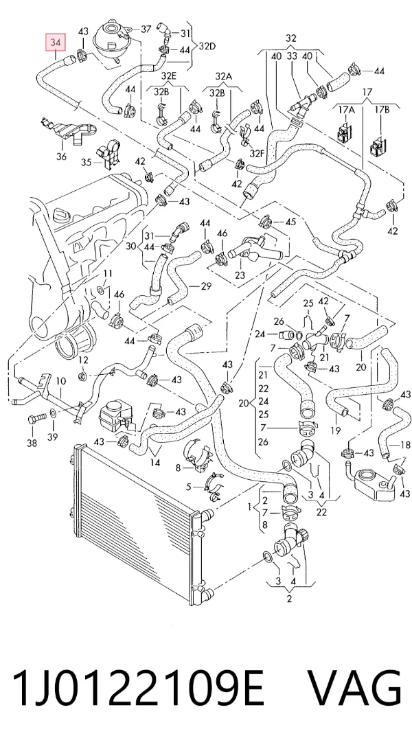  1J0122109E VAG