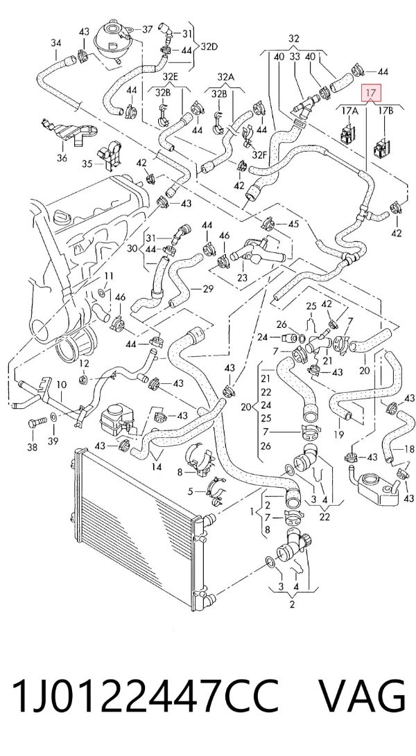  1J0122447CC VAG