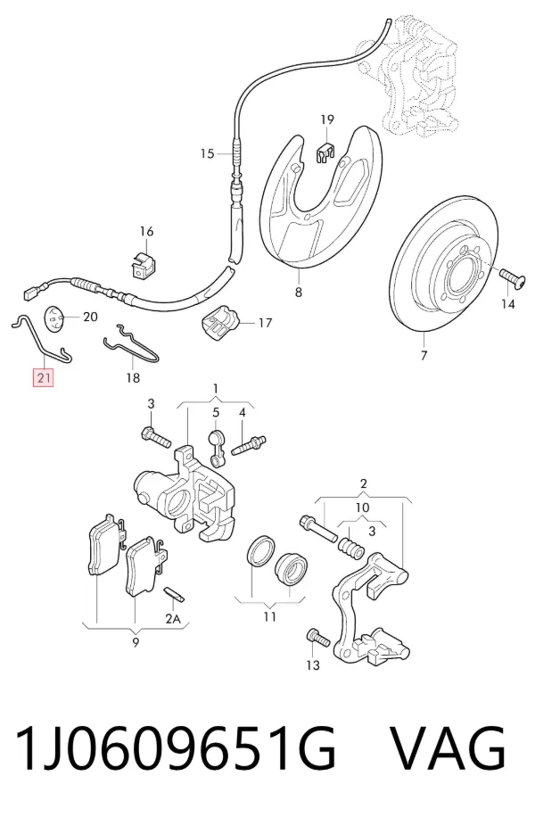  1J0609651G VAG