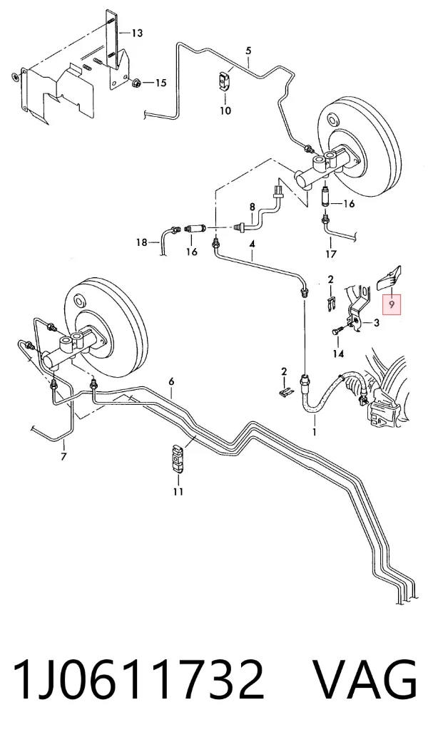  1J0611732 VAG